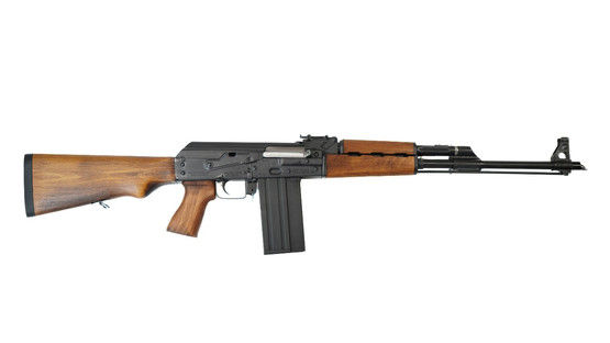 The Zastava M77 is a semi-automatic .308 rifle.